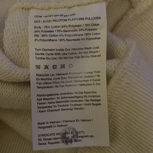 Peloton Embroidered Crewneck Sweatshirt - Picture 11 of 12